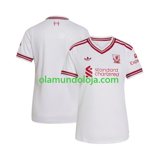 Camisola Liverpool Mulher Equipamento Segundo 2026-2027 Manga Curta
